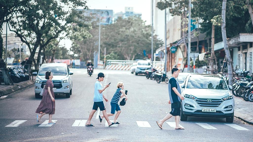 Customer service representative smiling